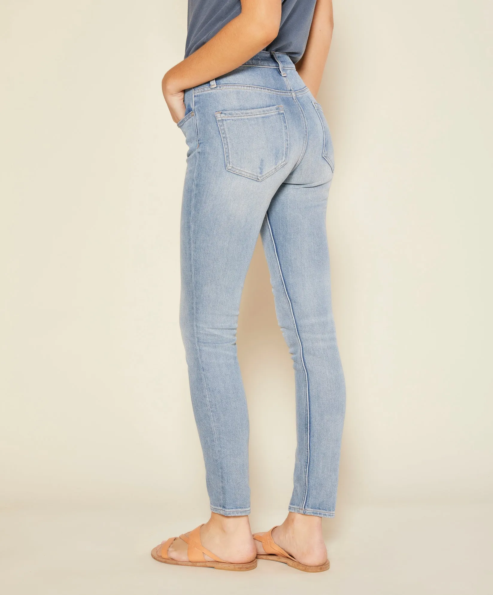 STRAND HIGH RISE SKINNY - Outerworn