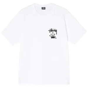 Stussy Stock Crown Logo T-Shirt White