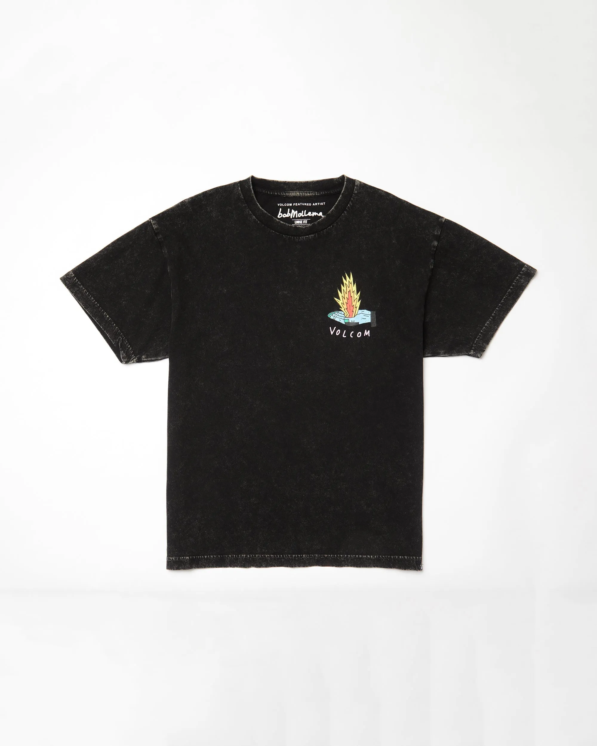 T-shirt Bob Mollema 1 - LIGHT ACID BLACK