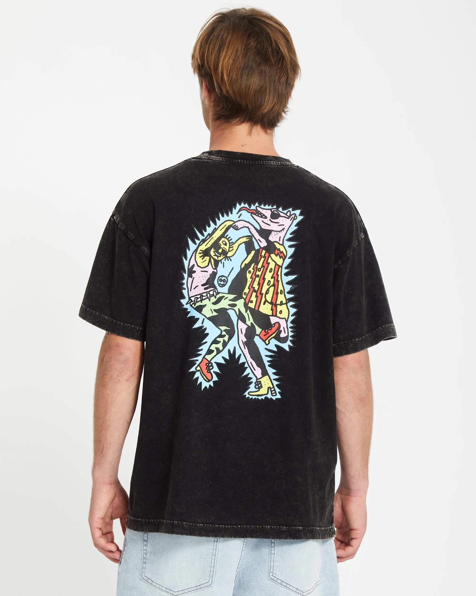 T-shirt Bob Mollema 1 - LIGHT ACID BLACK