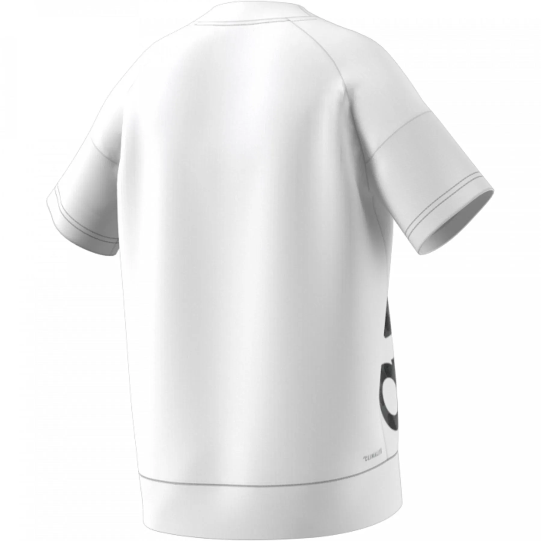 T-SHIRT MAGLIETTA BIMBO BIMBA ADIDAS LOGO BAMBINO JUNIOR BIANCA
