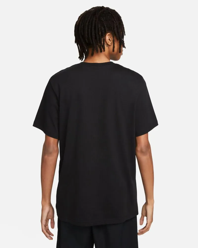 T SHIRT NIKE BIG LOGO MAGLIETTA SPORTSWEAR UOMO NERA