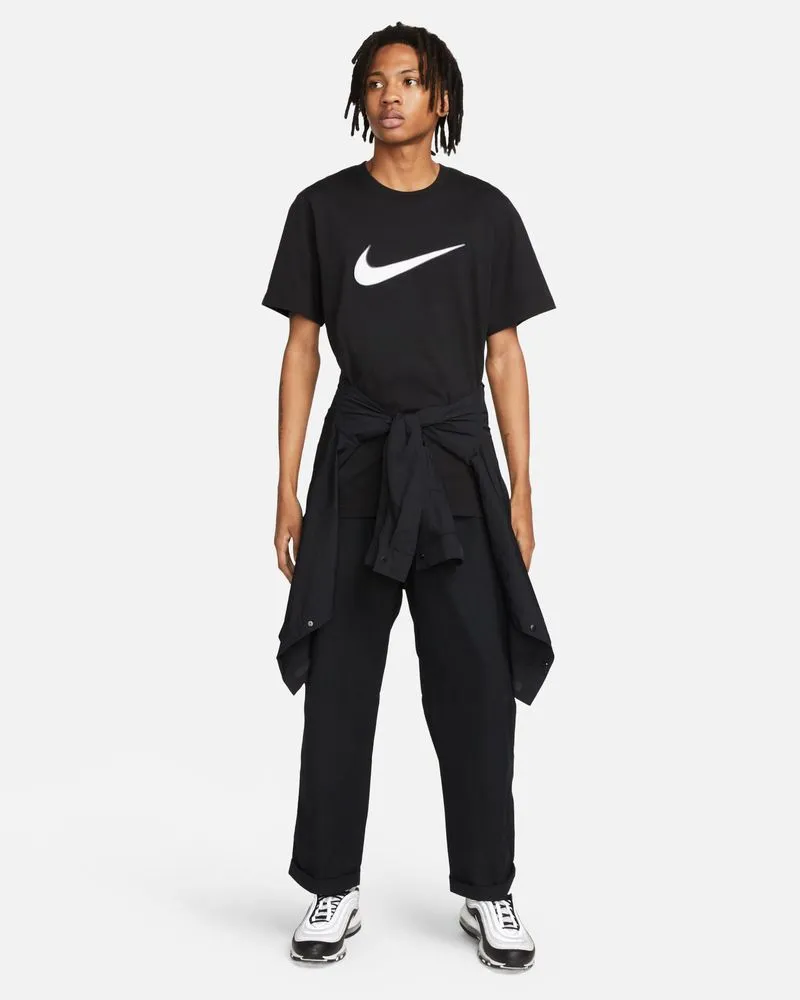 T SHIRT NIKE BIG LOGO MAGLIETTA SPORTSWEAR UOMO NERA