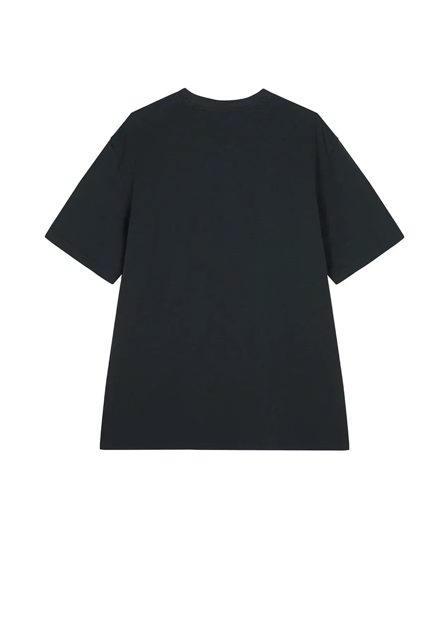 T-Shirt/JNBY Loose Fitting Short-sleeved T-Shirt