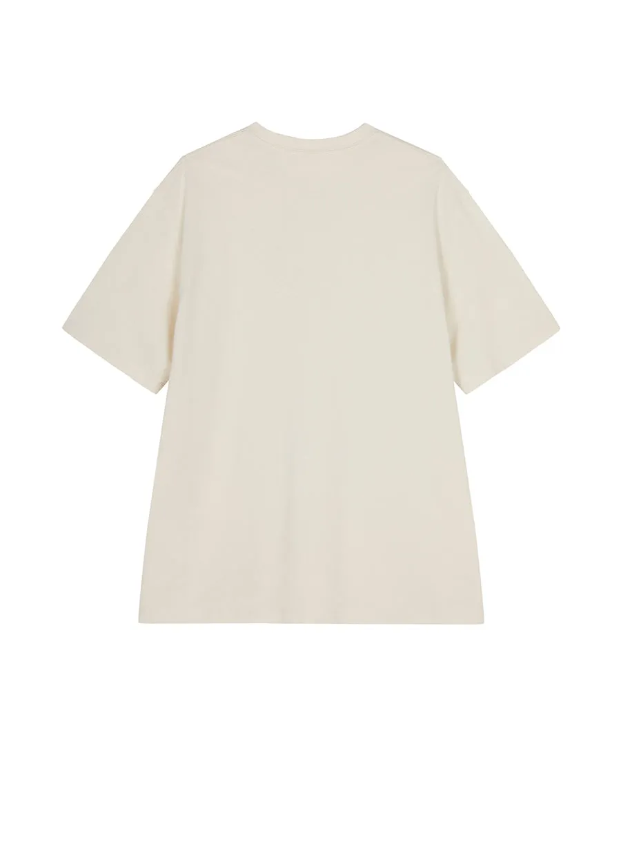 T-Shirt/JNBY Loose Fitting Short-sleeved T-Shirt