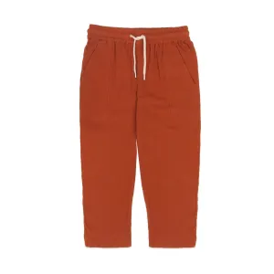 Tapered Pants With Side Pockets