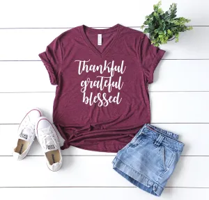 Thankful Grateful Blessed T-Shirt