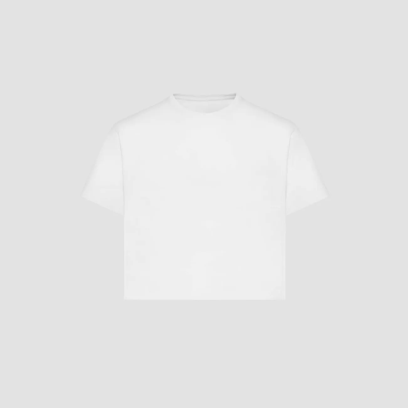 The Proper Cropped Tee | Blanc