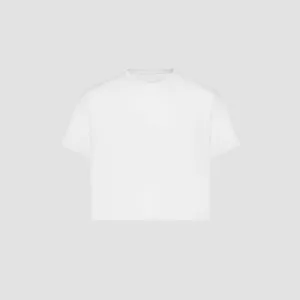 The Proper Cropped Tee | Blanc