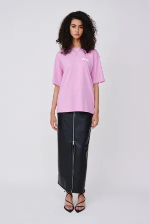 The Staff Tee logo W - Fuchsia Pink