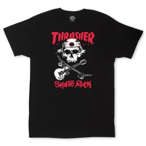 Thrasher - Skate Rock Tee Black