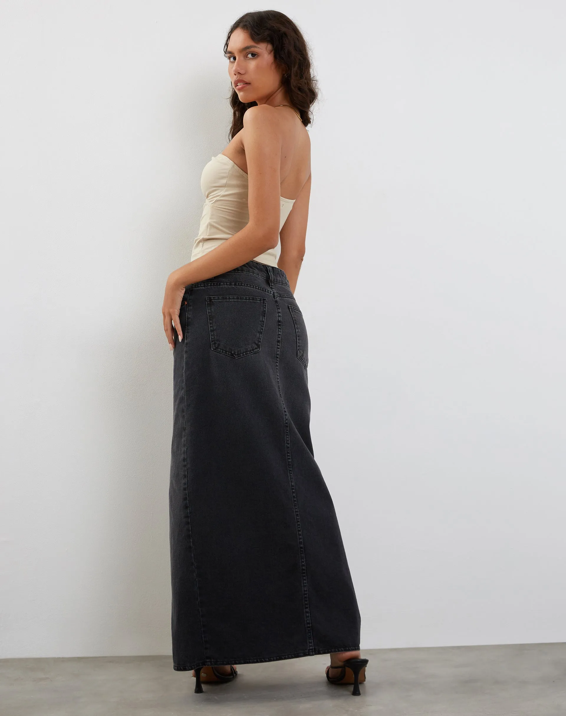 Tifose Bandeau Twist Front Top in Coconut Milk