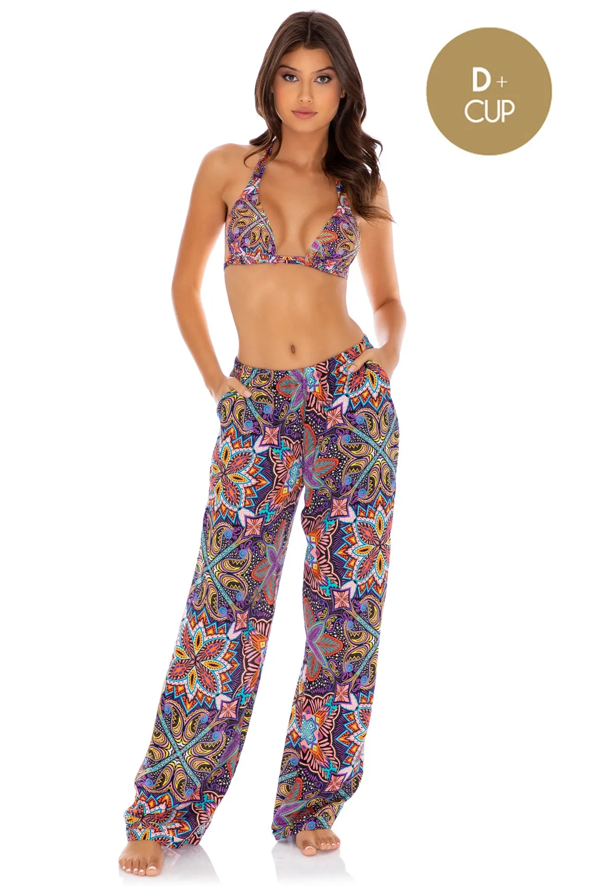 TIKI BABE - Split Side Wide Leg Pant