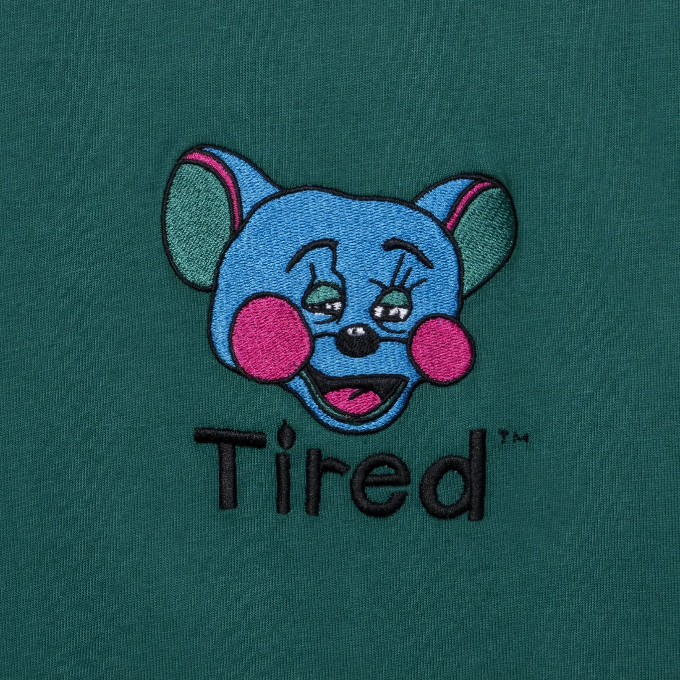 TIPSY MOUSE EMBROIDERED SS TEE