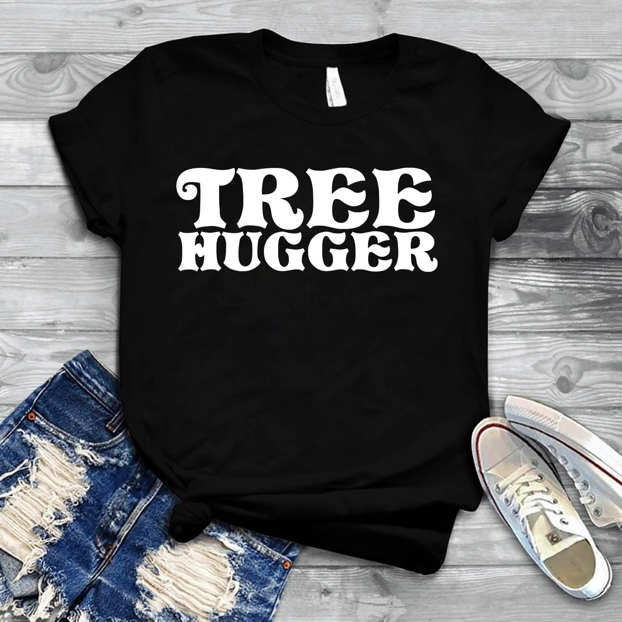 Tree Hugger T-Shirts, Love The Earth, Mother Earth, Environmental Advocacy Shirt, Nature T-Shirt, Love The Earth, Boho Shirt,climate change