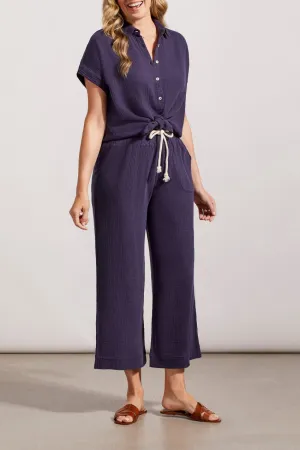 Tribal Wide Leg Pant With Drawstring