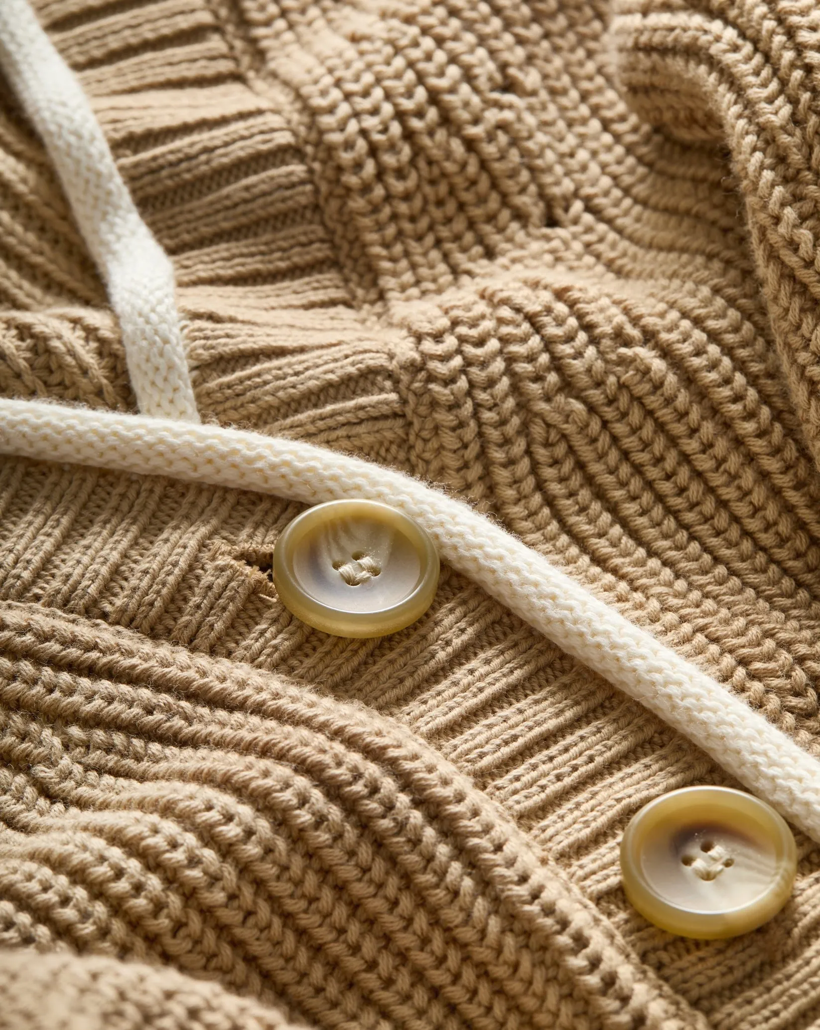 Veronica Beard Beatrice Cardigan in Stone Khaki