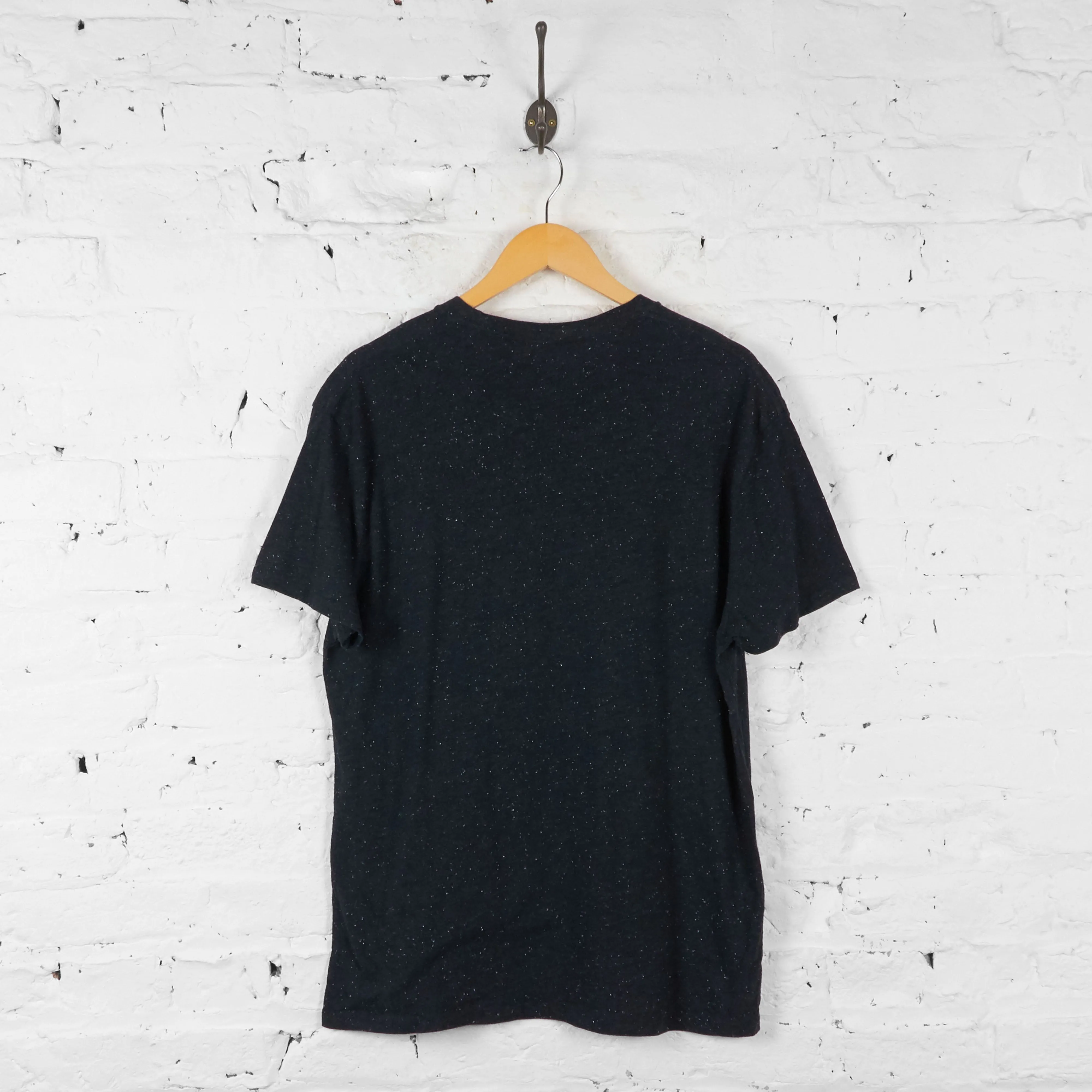 Vintage Star Wars Death Star T-shirt - Black - L