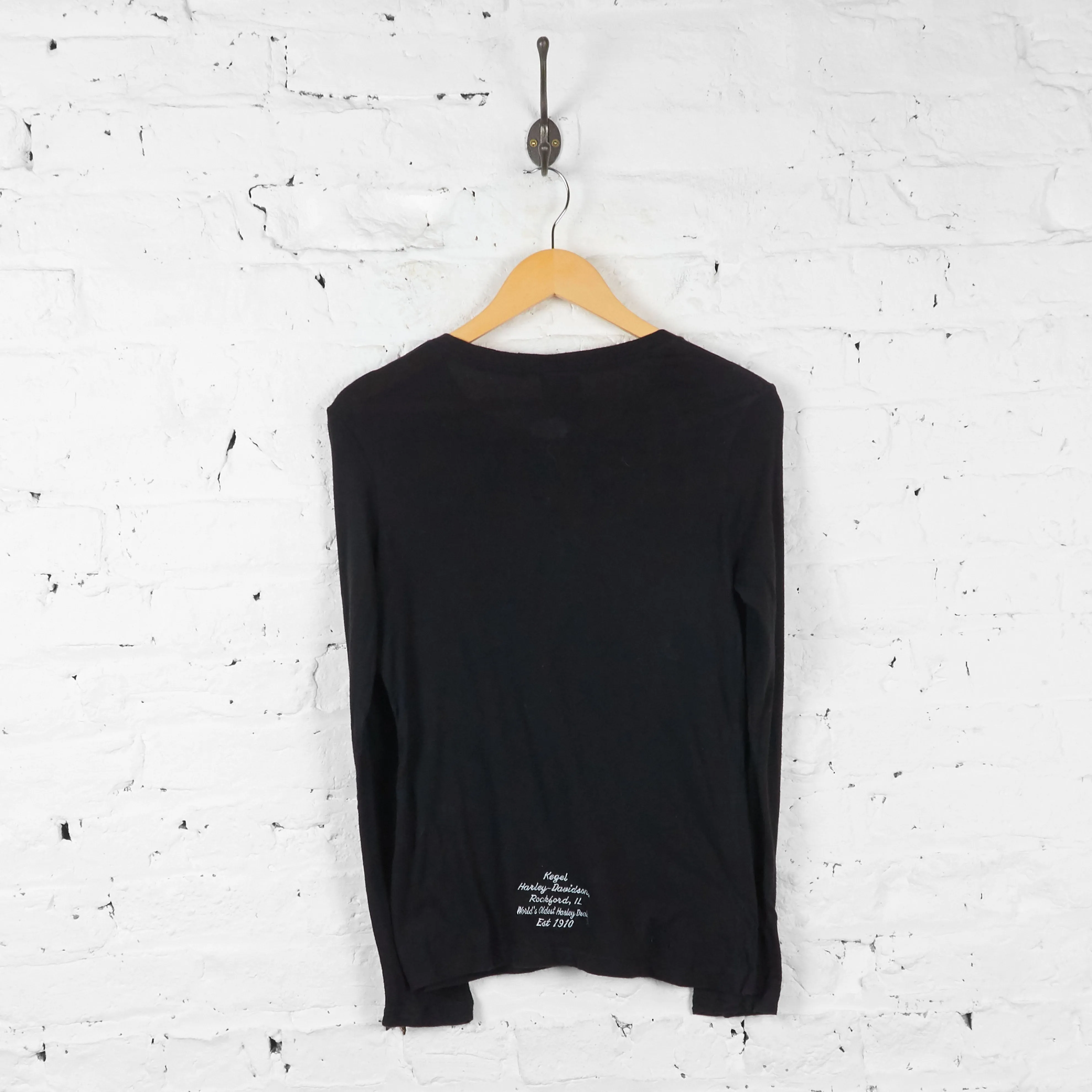 Vintage Women's Harley Davidson T-shirt - Black - S