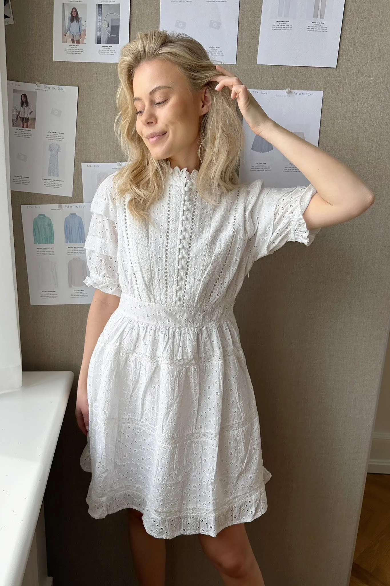 VMNonnie Kjole - Hvid