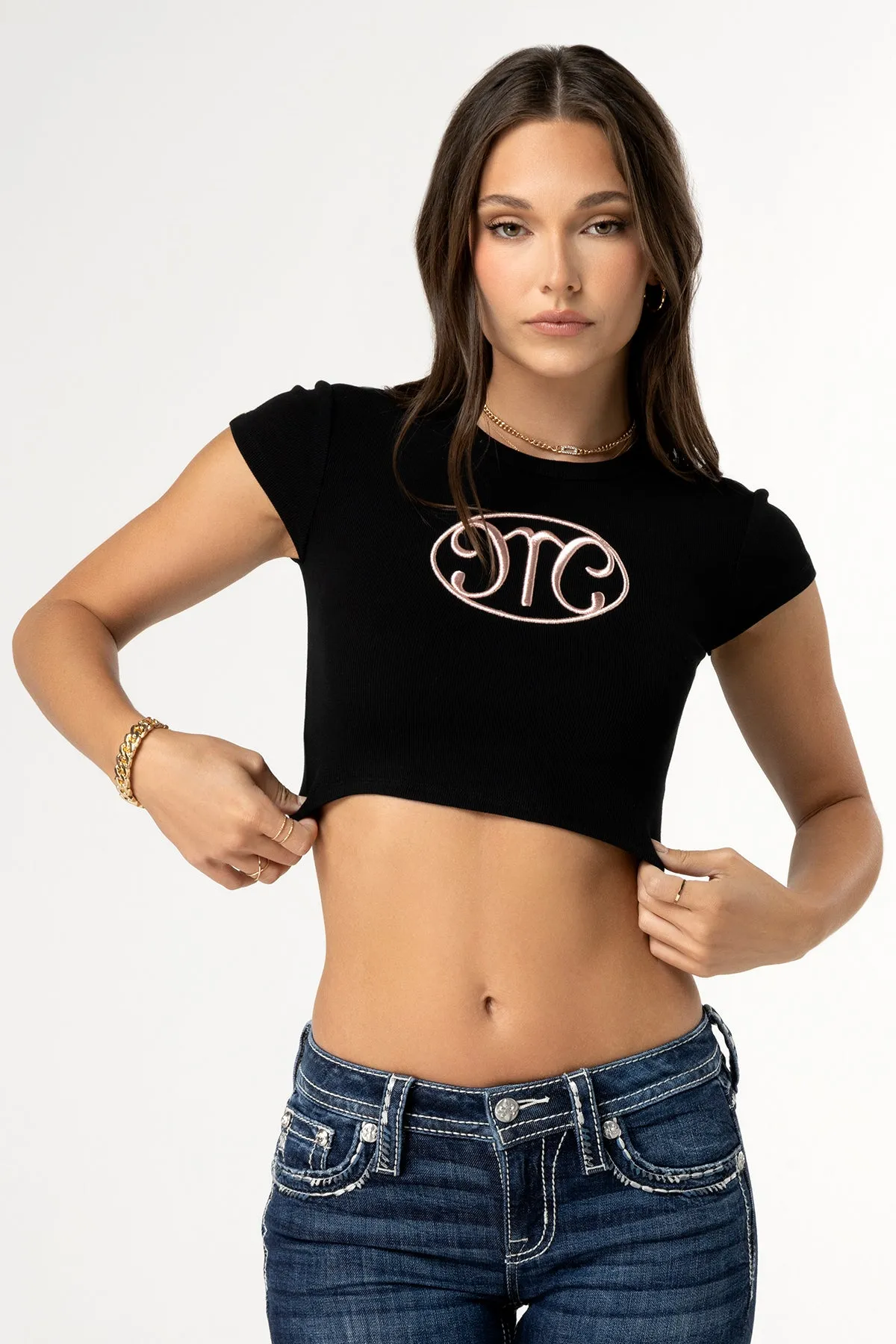 When In Chrome Cropped Tee