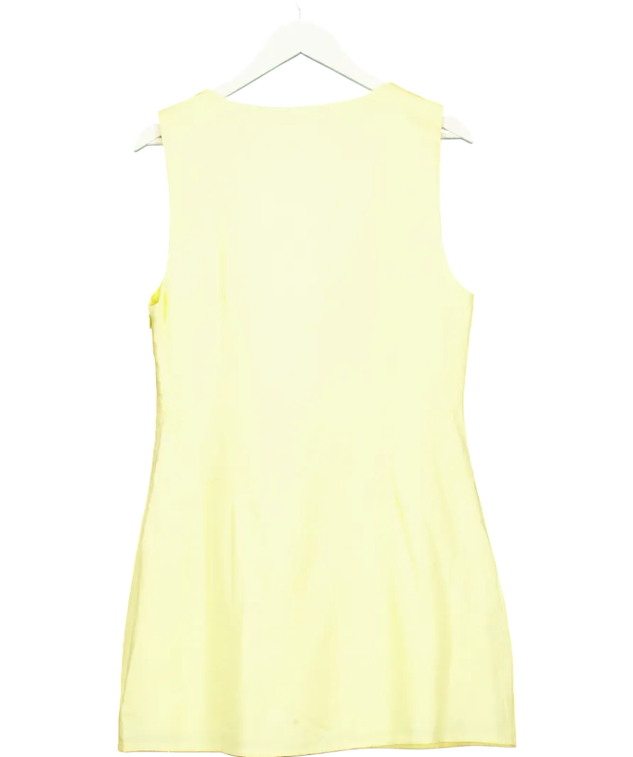 White Fox Yellow Dedicated To You Mini Dress UK XL