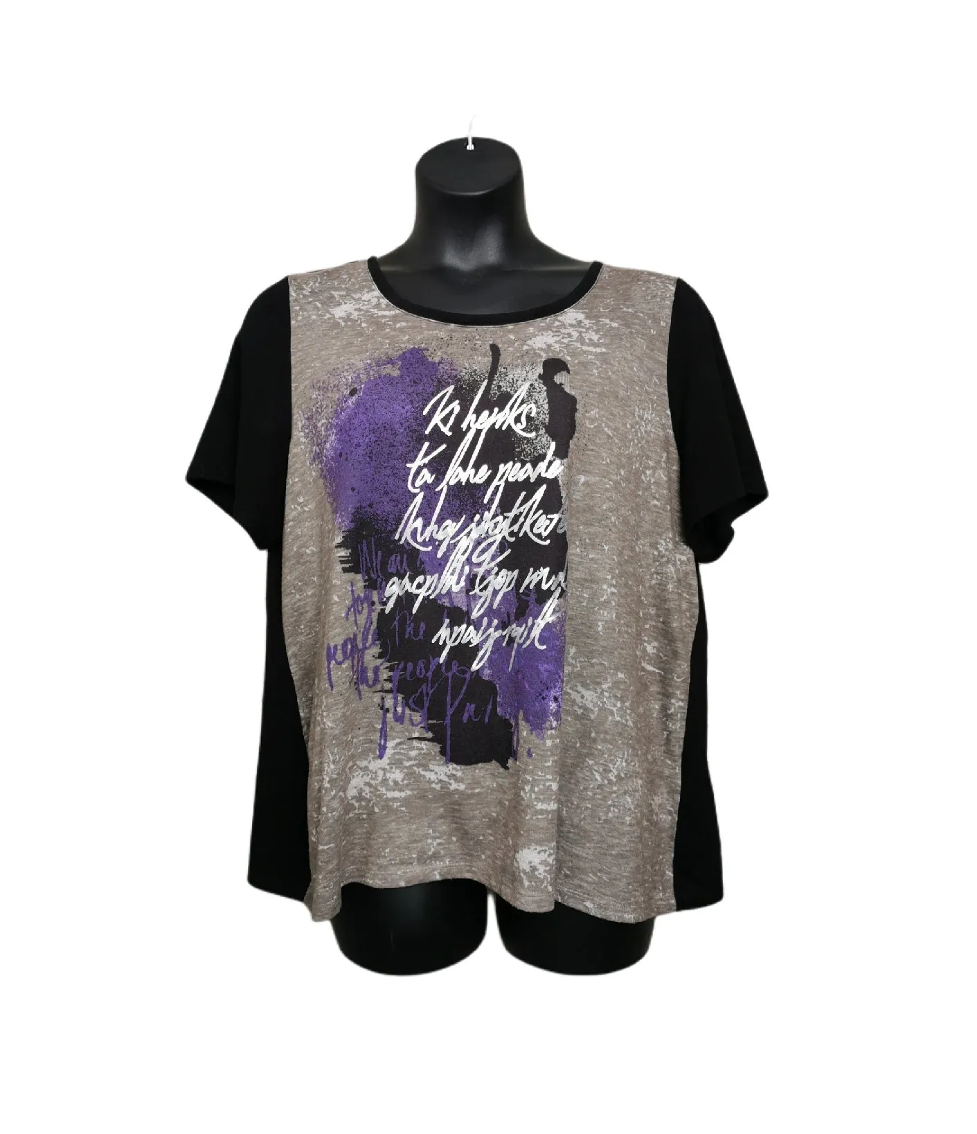 WOMENS PLUS SIZE 2X - Graphic T-Shirt VGUC B20