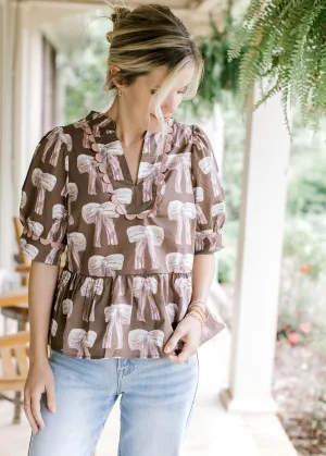 XZ Watercolor Bow Top