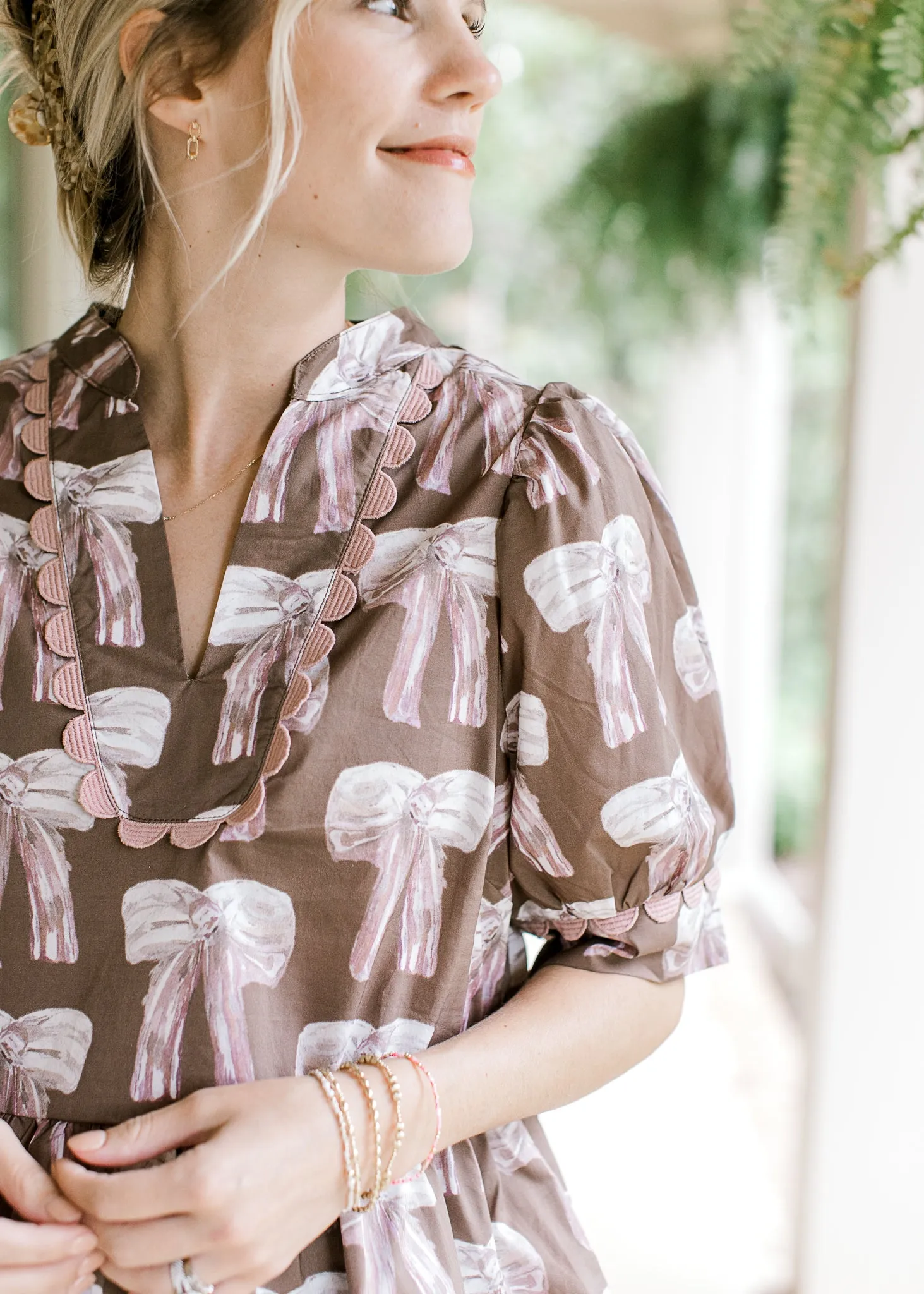 XZ Watercolor Bow Top